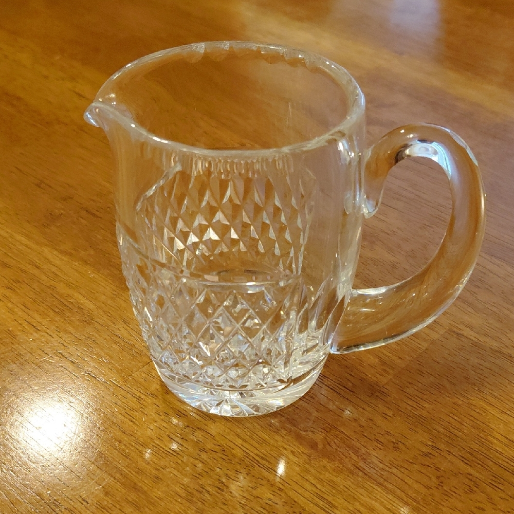 Waterford Glass Cream Pitcher